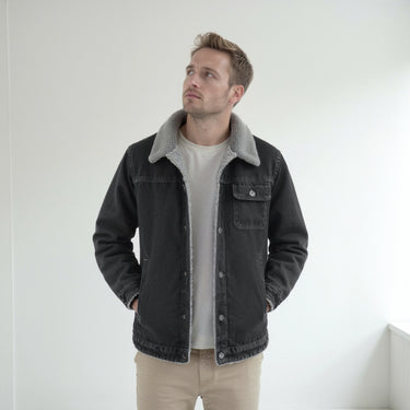 Campera de Jean con Corderito